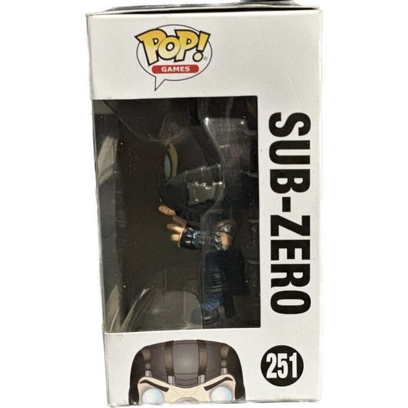 Funko Pop! Mortal Kombat X - Sub-Zero Action Figure Box #251 Pop Games - Picture 2 of 11